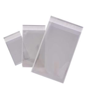 Apli Pack de 100 Bolsas Polipropileno Transparente 250x330mm con Cierre Adhesivo - Galga 120 - Alta Resistencia y Flexibilidad..