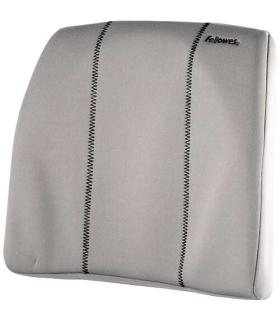 Fellowes Smart Suites Respaldo de Espuma Ergonomico - Espuma de Alta Densidad - Correa Ajustable - Color Gris