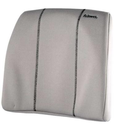 Fellowes Smart Suites Respaldo de Espuma Ergonomico - Espuma de Alta Densidad - Correa Ajustable - Color Gris
