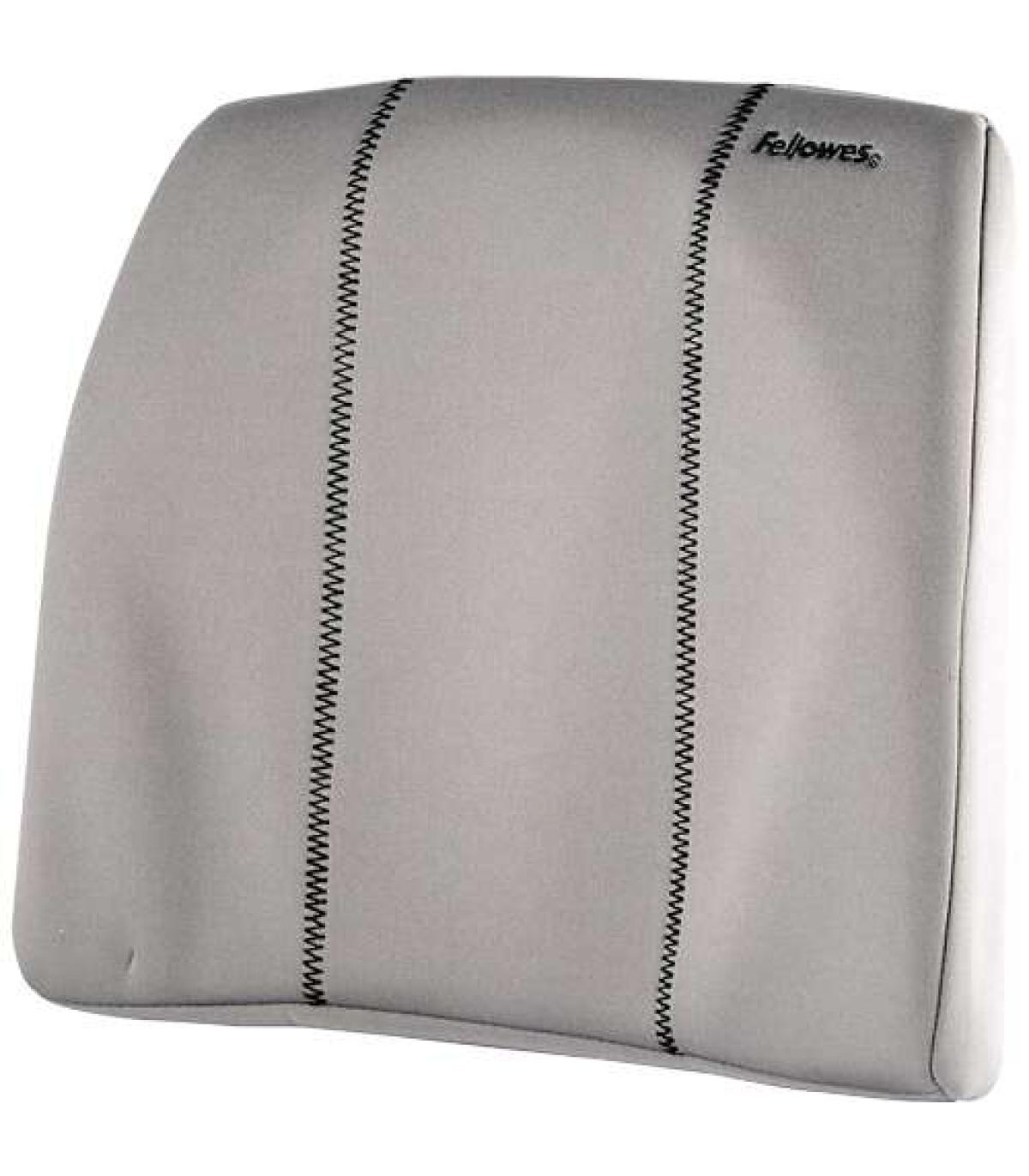 Fellowes Smart Suites Respaldo de Espuma Ergonomico - Espuma de Alta Densidad - Correa Ajustable - Color Gris