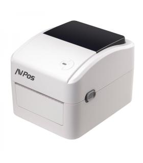 AVPos AVP-E42 Impresora Termica de Etiquetas - Resolucion 203 DPI - Velocidad 152 mm/s - USB - Color Blanco