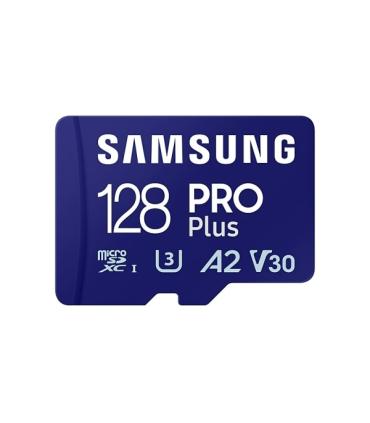 Samsung PRO Plus Tarjeta Micro SDXC 128GB UHS-I U3 A2 V30 Clase 10 con Adaptador SD
