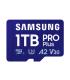 Samsung PRO Plus Tarjeta Micro SDXC 1TB UHS-I U3 A2 V30 Clase 10 con Adaptador SD