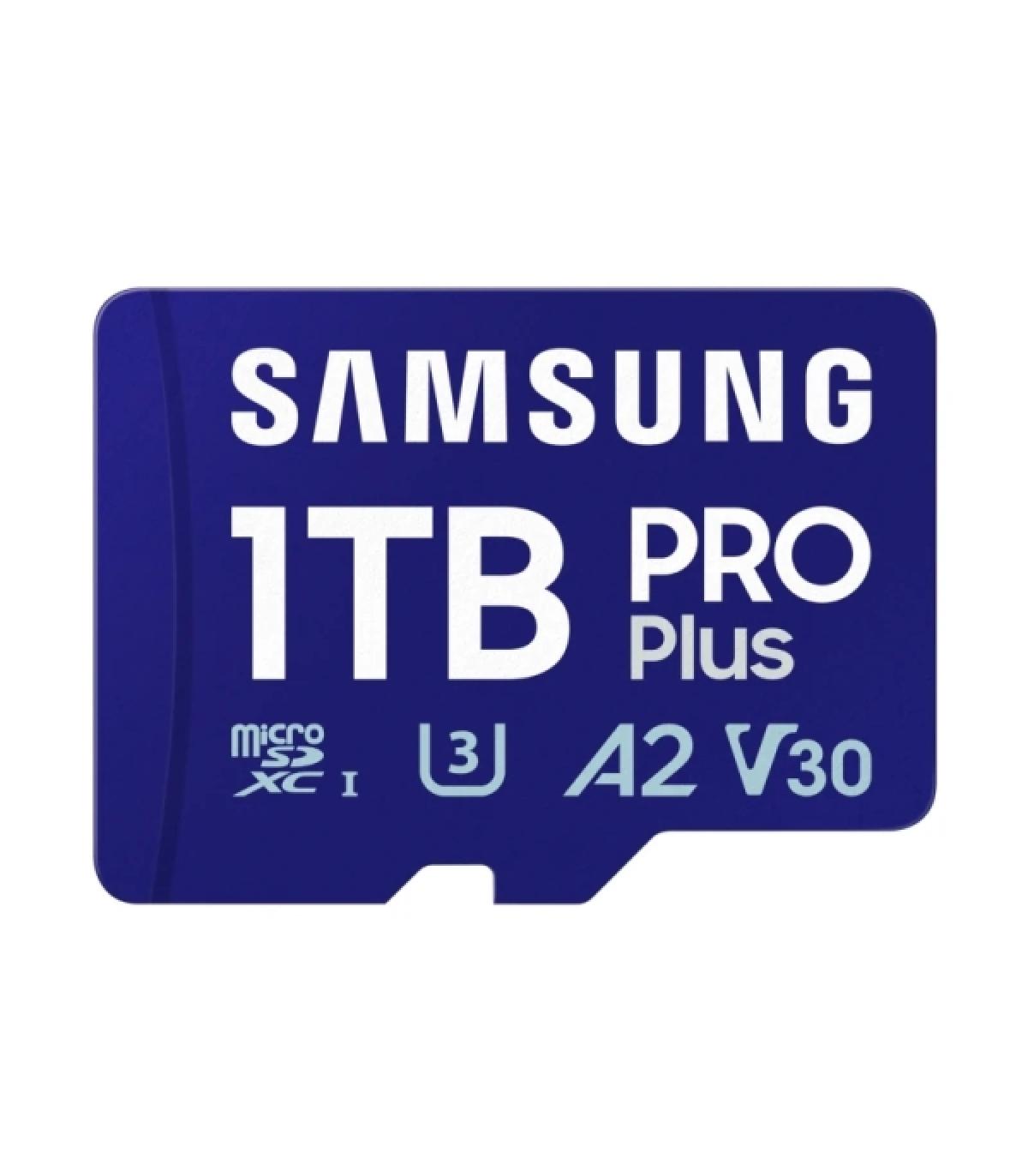 Samsung PRO Plus Tarjeta Micro SDXC 1TB UHS-I U3 A2 V30 Clase 10 con Adaptador SD