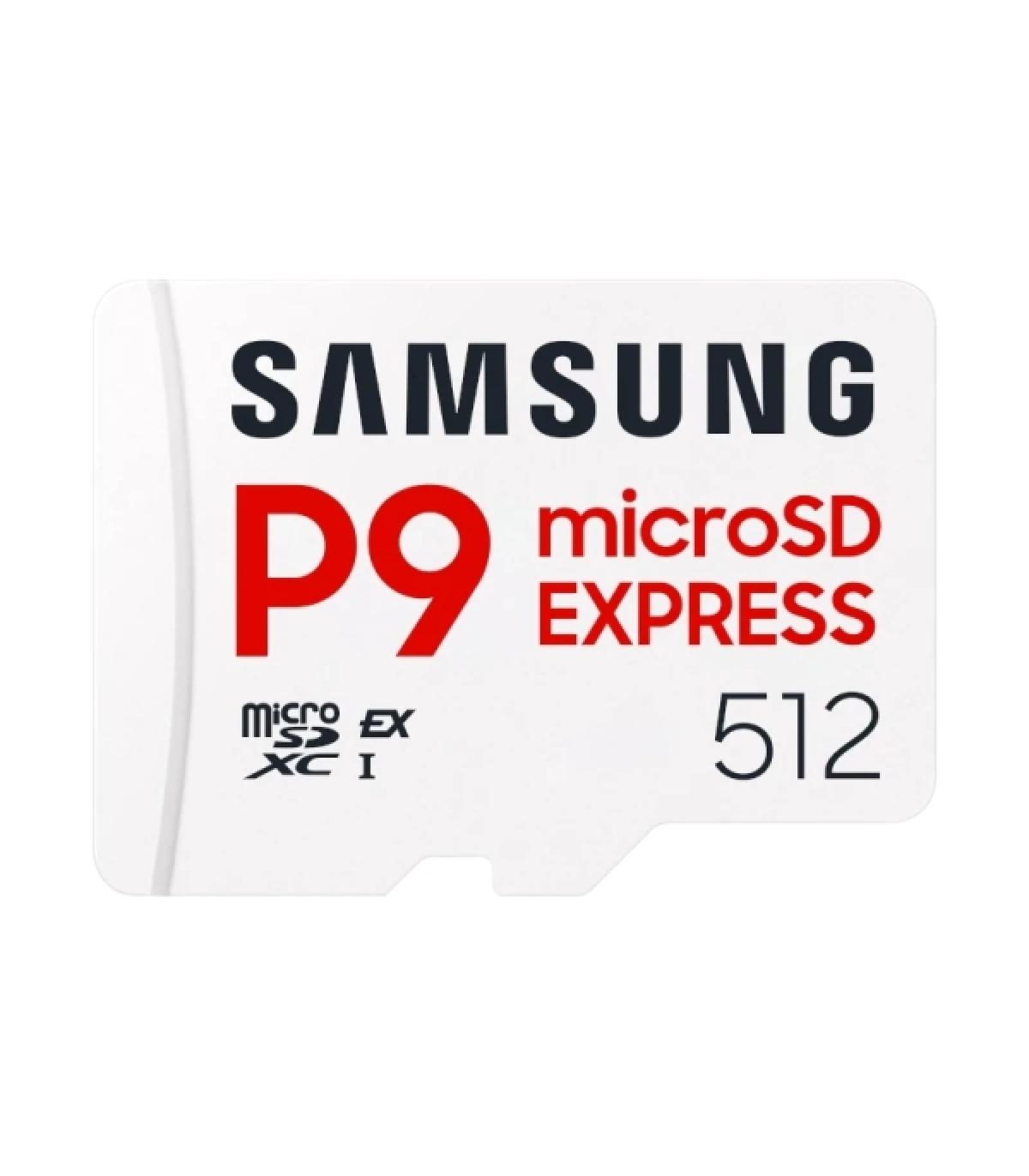 Samsung P9 Tarjeta Micro SDXC Express 512GB UHS-I V30 A1 800MBs