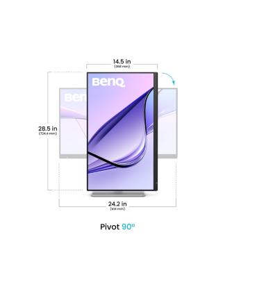 MONITOR BENQ MA270S (9H.LNYLA.TBE) 27" 5120X2880 IPS.70HZ. LED BLACKLIGHT. THUNDERBOLT 4(1M), USB-C