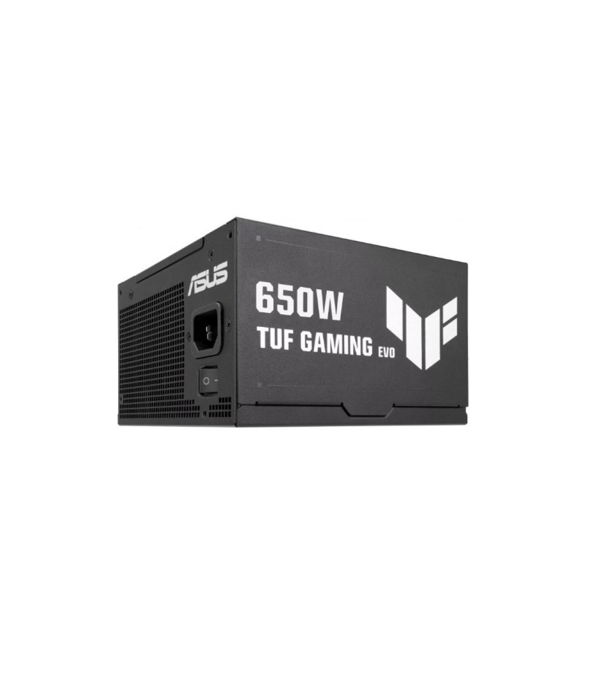 FUENTE ALIMENTACION ASUS TUF-GAMING-650G-EVO,650W, 80+ GOLD, ATX 3.0 COMPATIBLE, MILITARY-GRADE COMPONENTS, DUAL BALL BEARING..