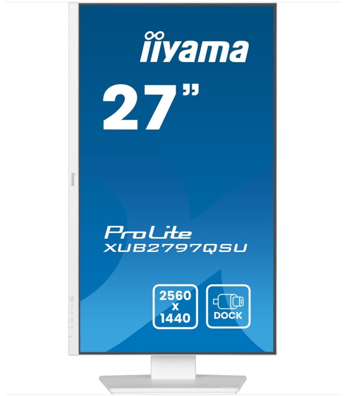 MONITOR IIYAMA PANTALLA PARA PC 68,6 CM (27") 2560 X 1440 PIXELES QUAD HD LED PANEL IPS AJUSTABLE-WHITE VERSION