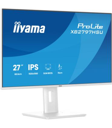 MONITOR IIYAMA PANTALLA PARA PC 68,6 CM (27") 1920 X 1080 PIXELES FULL HD LED PANEL IPS AJUSTABLE-WHITE VERSION