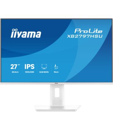 MONITOR IIYAMA PANTALLA PARA PC 68,6 CM (27") 1920 X 1080 PIXELES FULL HD LED PANEL IPS AJUSTABLE-WHITE VERSION