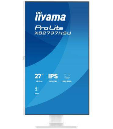 MONITOR IIYAMA PANTALLA PARA PC 68,6 CM (27") 1920 X 1080 PIXELES FULL HD LED PANEL IPS AJUSTABLE-WHITE VERSION