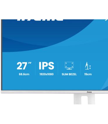 MONITOR IIYAMA PANTALLA PARA PC 68,6 CM (27") 1920 X 1080 PIXELES FULL HD LED PANEL IPS AJUSTABLE-WHITE VERSION