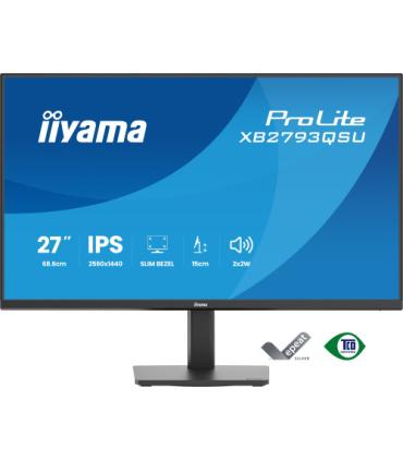 MONITOR IIYAMA 27" IPS, 4-SIDE SLIM BEZEL 2560X1440 @75HZ