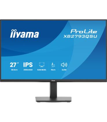 MONITOR IIYAMA 27" IPS, 4-SIDE SLIM BEZEL 2560X1440 @75HZ