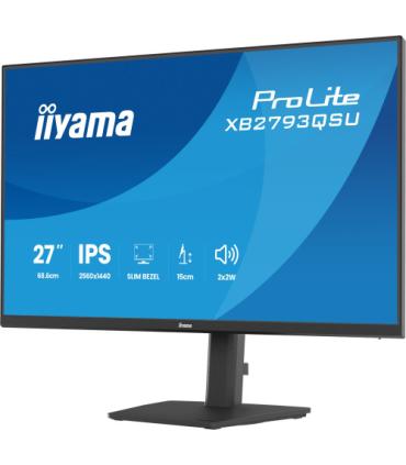 MONITOR IIYAMA 27" IPS, 4-SIDE SLIM BEZEL 2560X1440 @75HZ