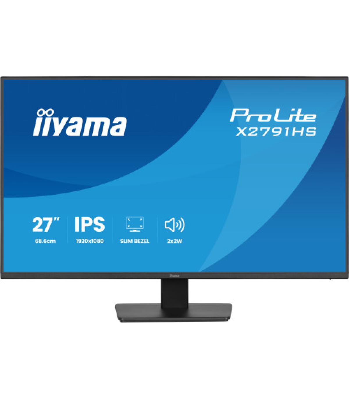 MONITOR IIYAMA 23,8" IPS, 4-SIDE SLIM BEZEL 1920X1080 100Hz