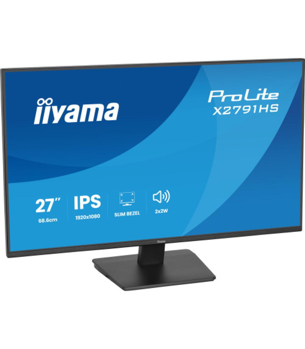 MONITOR IIYAMA 23,8" IPS, 4-SIDE SLIM BEZEL 1920X1080 100Hz