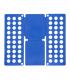 Innovagoods Doblador de Ropa - Polipropileno - Plegable - Uso Sencillo - Compacto - 24x59x1cm - Color Azul