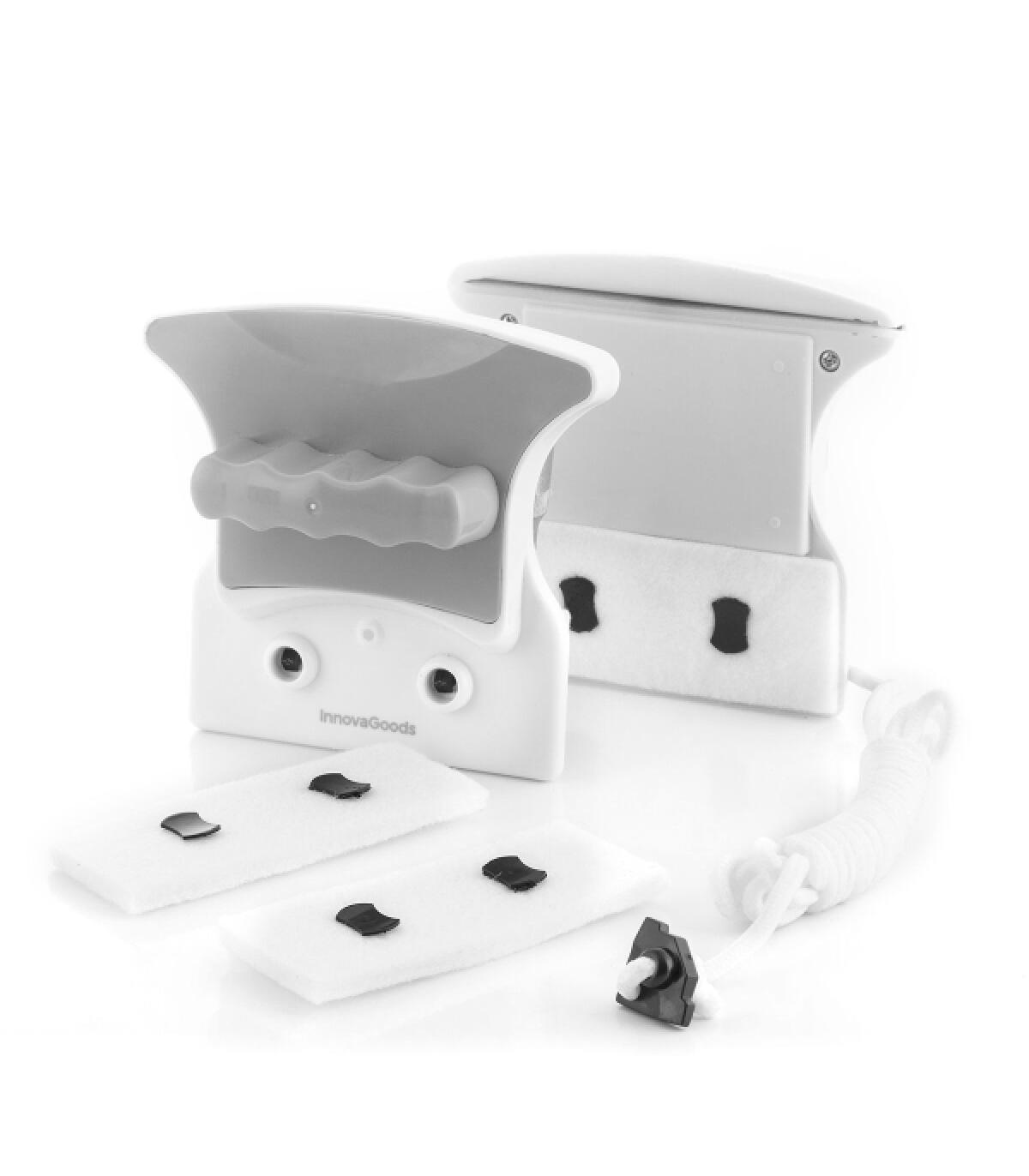 Innovagoods Magly Limpiacristales Magnetico - Iman Potente - Facil de Usar - Incluye Recambios - Seguridad Anticaida - Ventanas.