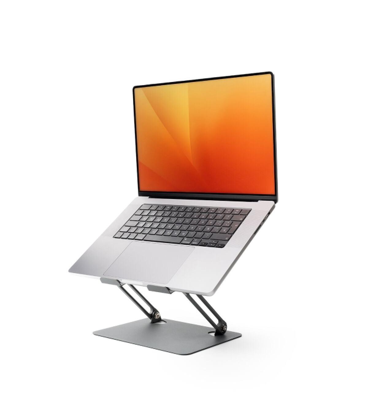 Innovagoods Lastan Soporte para Portatil hasta 18" - Regulable en Altura - Angulo Ajustable - Antideslizante - Ligero - Plegable