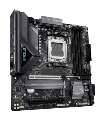 GIGABYTE B850M EAGLE WIFI6E Placa Base - Procesadores AMD Ryzen Serie 9000, VRM digital de 8+2+2 fases, hasta 8200MHz DDR5 (OC..