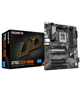 GIGABYTE B760 DS3H GEN5 Placa Base – Compatible con procesadores Intel Core 14ª generación, VRM digital de 8+2+1 fases, hasta 56