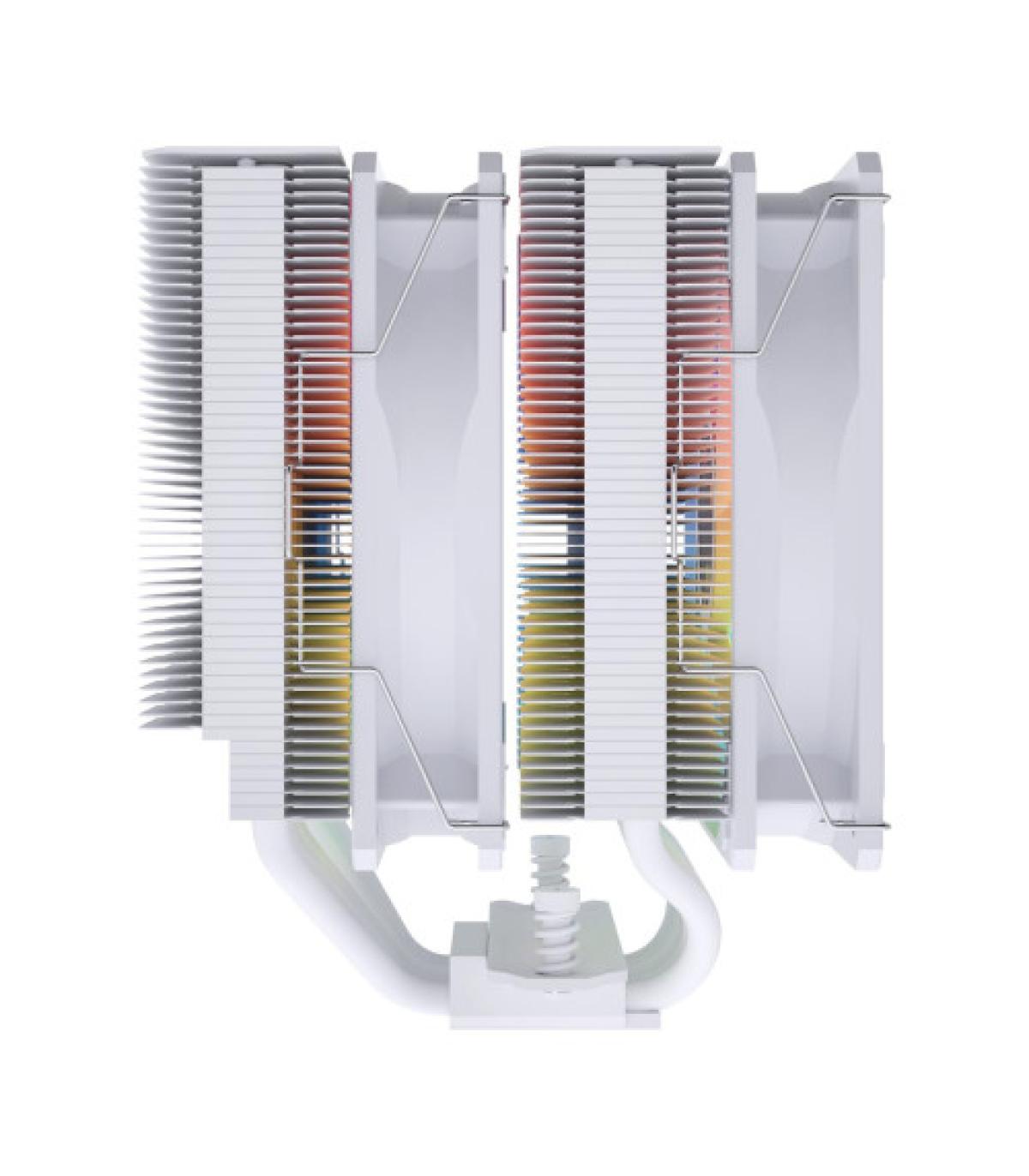 FSP REFRIGERACIONES DE AIRE INTEL LGA 1851/1700/1200 AMD AM4/AM5 120MM WHITE TOP COVER HIGH-PERFORMANCE QUIET PWM ARGB FAN