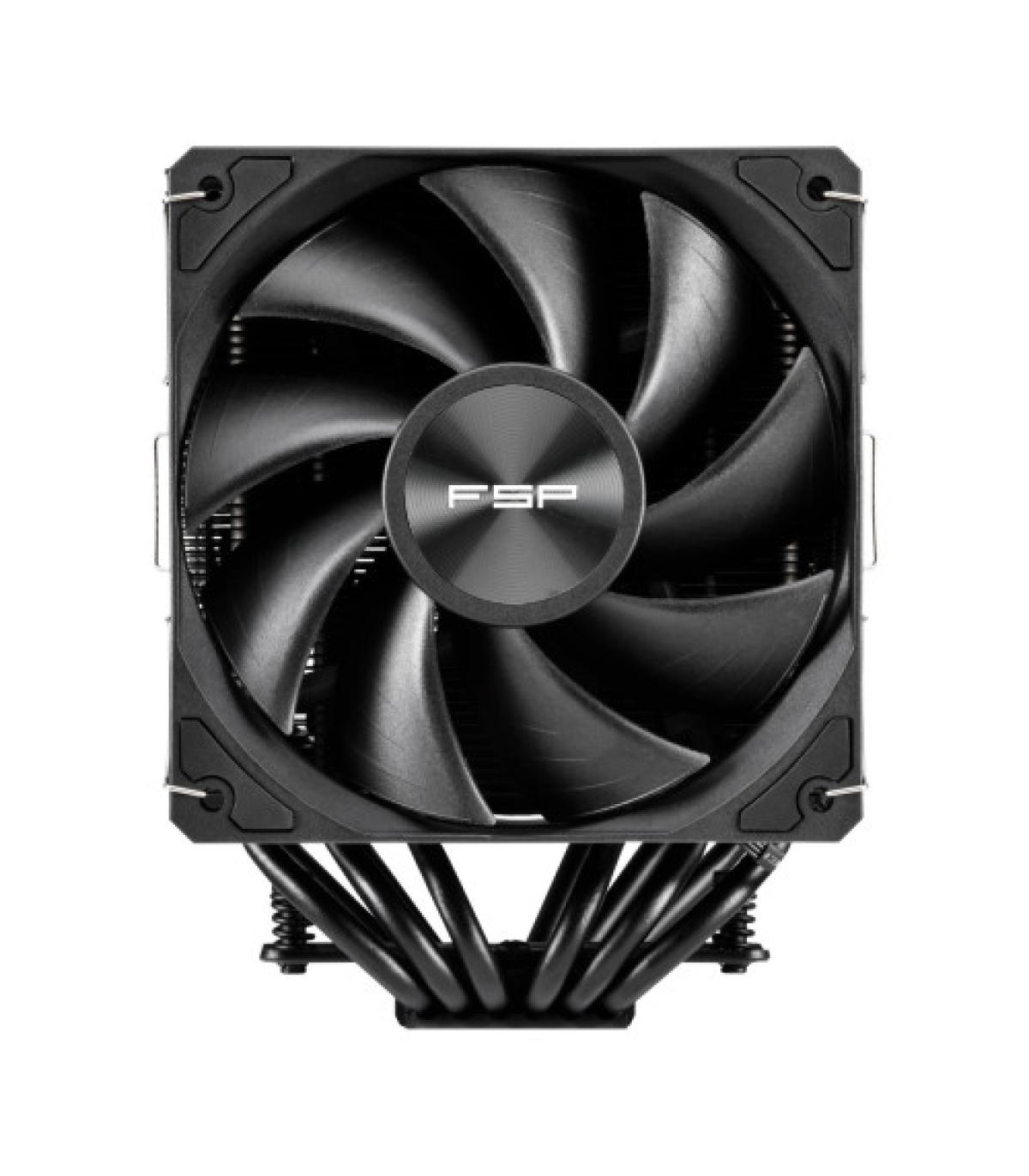 FSP REFRIGERACIONES DE AIRE INTEL LGA 1851/1700/1200 AMD AM4/AM5 120MM BLACK TOP COVER HIGH-PERFORMANCE QUIET PWM