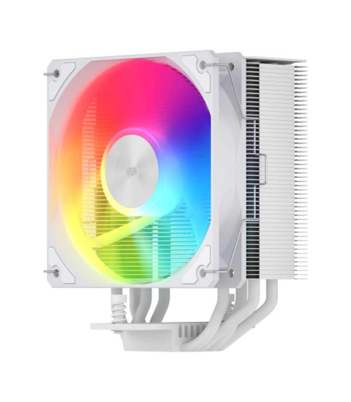 FSP REFRIGERACIONES DE AIRE INTEL LGA 1851/1700/1200 AMD AM4/AM5 120MM WHITE TOP COVER WHITE PERFORMANCE PWM FAN