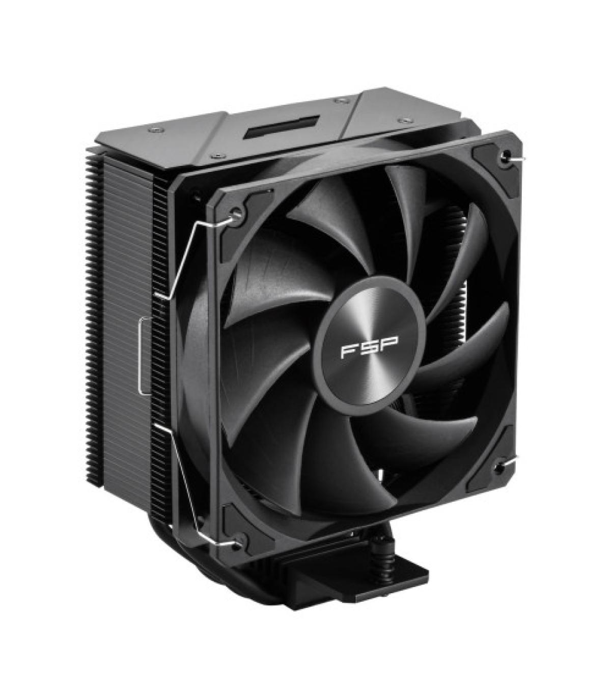 FSP REFRIGERACIONES DE AIRE INTEL LGA 1851/1700/1200 AMD AM4/AM5 120MM BLACK TOP COVER BLACK PERFORMANCE PWM FAN