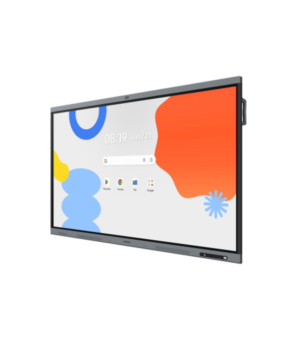 Samsung LH65WAFPLGC pizarra blanca interactiva 165,1 cm (65") 3840 x 2160 Pixeles Pantalla táctil Negro, Gris