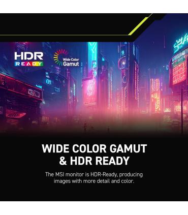 MSI MONITOR MAG 275QF E20. 27" RAPID IPS FLAT. 2560x1440 . 200HZ. NEGRO