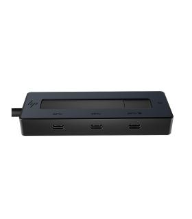 HP Hub Multipuerto 4K USB‑C - 4 Puertos USB‑C 10Gbps - Power Delivery 65W - Salida de Video 4K via DisplayPort Alt Mode - Diseño
