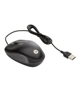 HP Travel Mouse Raton USB - 1000 DPI - Diseño Ultraligero y Supercompacto para Viaje - 2 Botones + Rueda de Desplazamiento - Amb