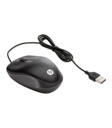 HP Travel Mouse Raton USB - 1000 DPI - Diseño Ultraligero y Supercompacto para Viaje - 2 Botones + Rueda de Desplazamiento - Amb