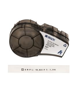 Brady M21-375-461-AW Cinta de Etiquetas Original Poliester - Texto Negro sobre Fondo Blanco - Ancho 9.53mm x 6,40m