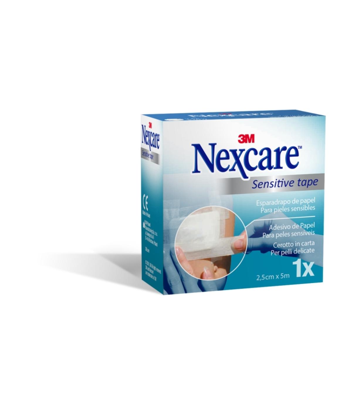 Nexcare Sensitive Esparadrapo - 25mm x 5m - Color Blanco