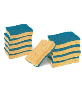 Scotch-Brite Pack de 10 Estropajos de Cocina - No Raya - Celulosa - Color Amarillo