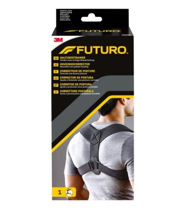 Futuro Corrector de Postura - Ajustable (71.1 - 121.9cm) - Transpirable - Color Negro
