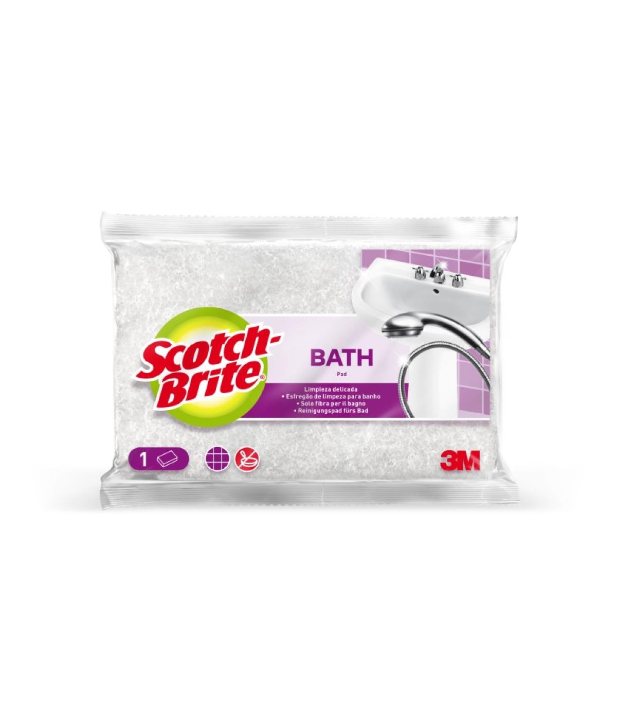 Scotch-Brite Estropajo para Aseo - Color Blanco