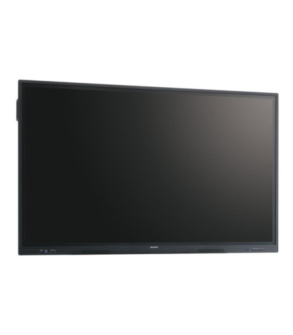 Sharp PN-LC862 Pantalla plana para señalización digital 2,18 m (86") LCD Wifi 450 cd / m² 4K Ultra HD Negro Pantalla táctil Proc
