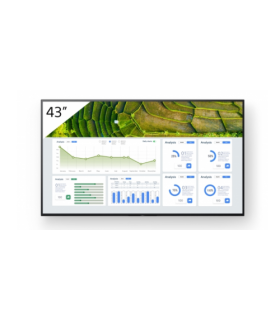 Sony FW-43BZ30L pantalla de señalización Pantalla plana para señalización digital 109,2 cm (43") LCD Wifi 440 cd / m² 4K Ultra..