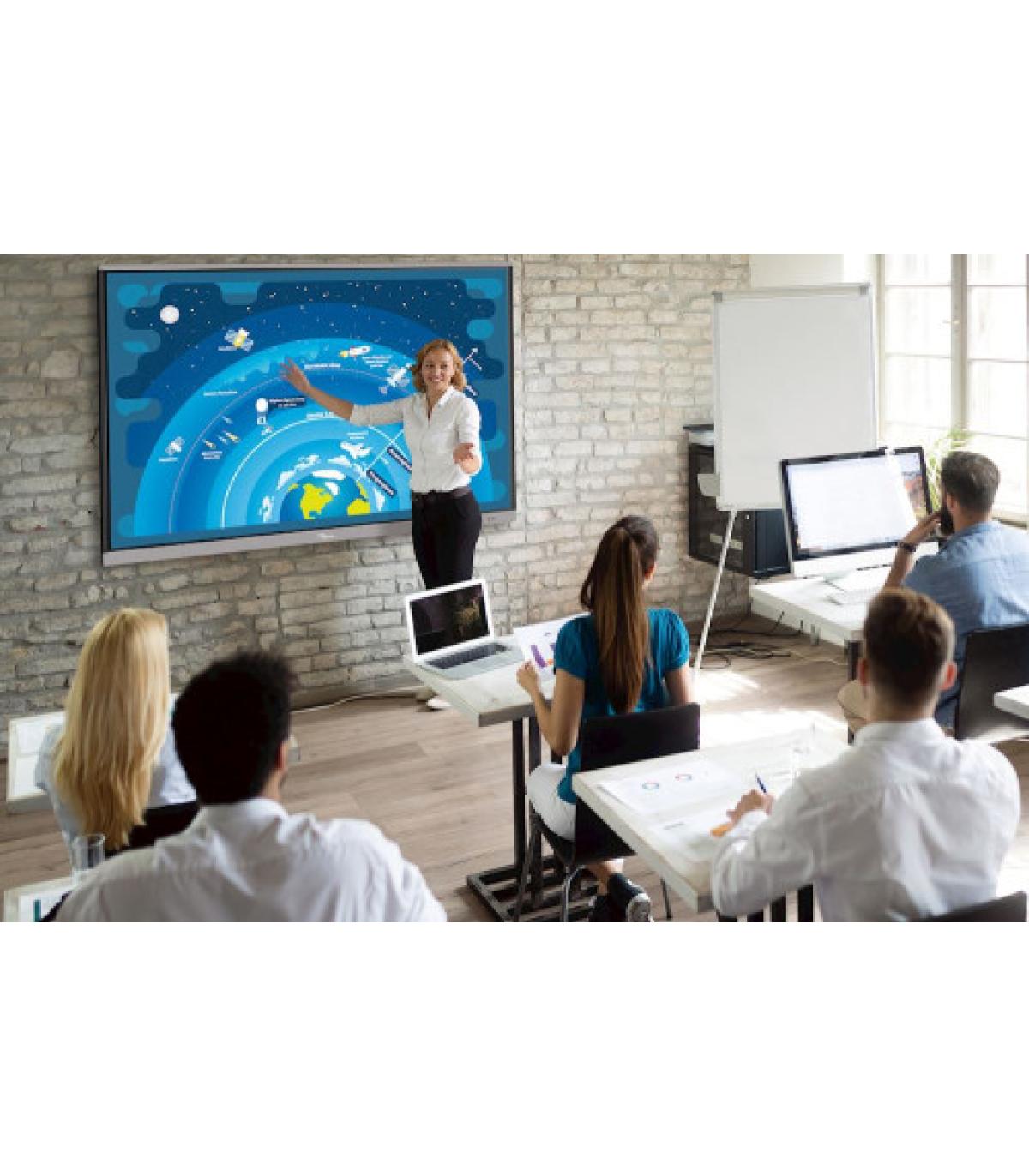 Optoma 5861RK pizarra y accesorios interactivos 2,18 m (86") 3840 x 2160 Pixeles Pantalla táctil Negro