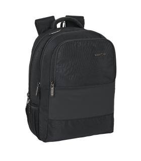 Safta Business Mochila para Portatil hasta 15.6" - Conector USB - Portabotellas - Respaldo Acolchado - Hombreras Ajustables y Tr