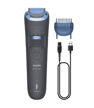 Philips BT3617/15 Recortadora de Barba Series 3000 - Cuchillas Autoafilables con Puntas Redondeadas - 20 Posiciones 0.5‑10mm..