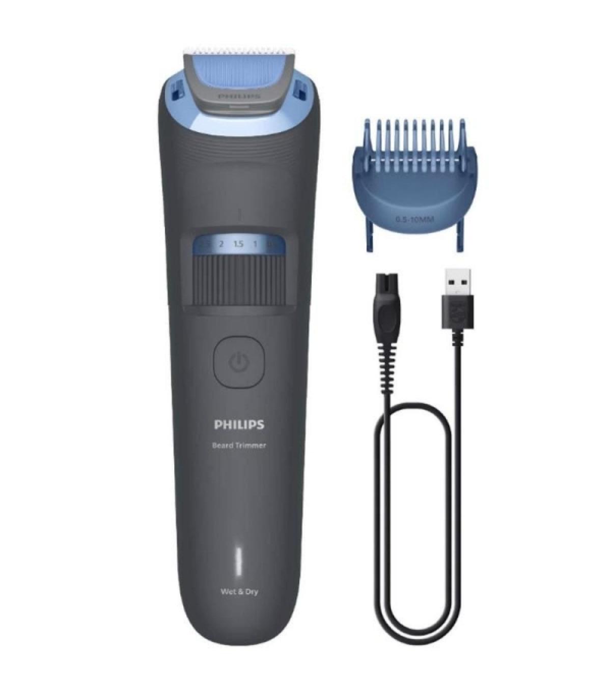 Philips BT3617/15 Recortadora de Barba Series 3000 - Cuchillas Autoafilables con Puntas Redondeadas - 20 Posiciones 0.5‑10mm..