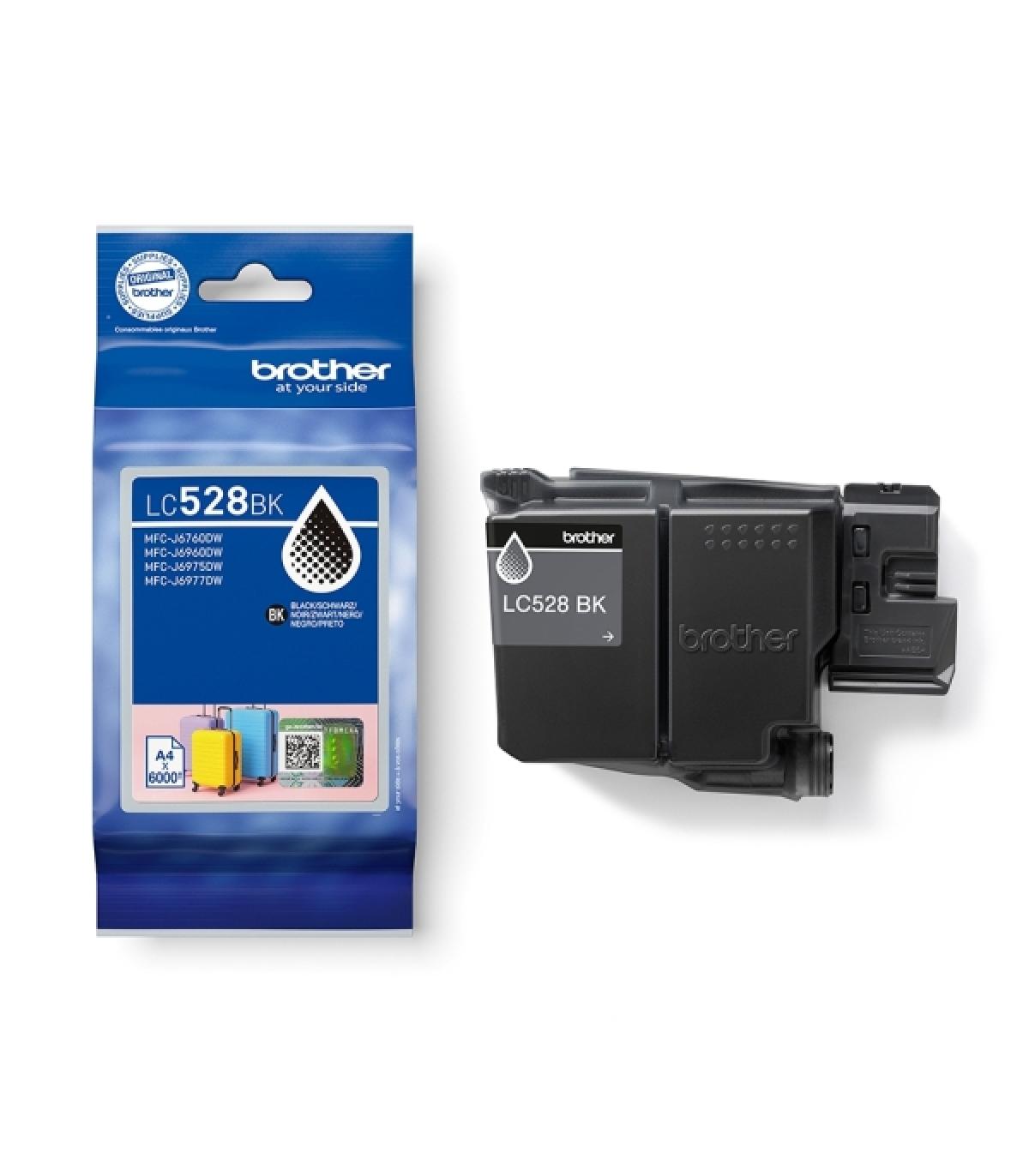 Brother LC528 Negro Cartucho de Tinta Original - LC528BK