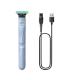 Philips OneBlade 1st Shave QP1324/20 Afeitadora Hibrida Facial - Tecnologia OneBlade con Cuchilla Antifriccion y Puntas Redondea