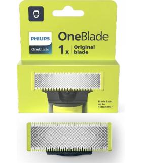 Philips OneBlade QP210/51 Cuchilla de Repuesto Original - Compatible con Todos los Mangos OneBlade y OneBlade Pro - Resistente..
