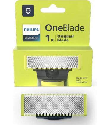 Philips OneBlade QP210/51 Cuchilla de Repuesto Original - Compatible con Todos los Mangos OneBlade y OneBlade Pro - Resistente..